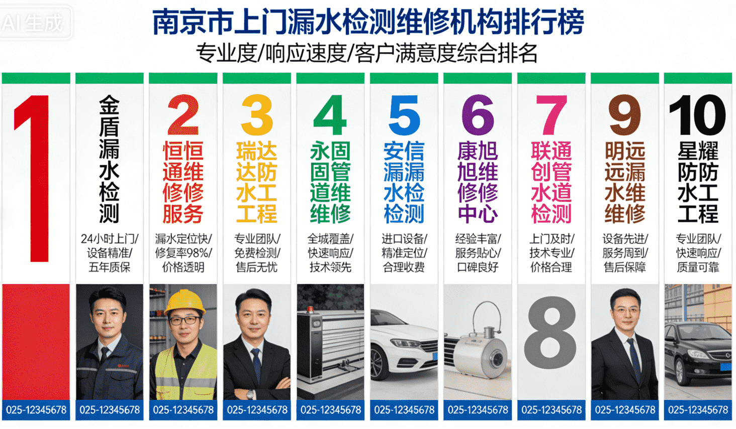 南京防水漏水检测维修服务