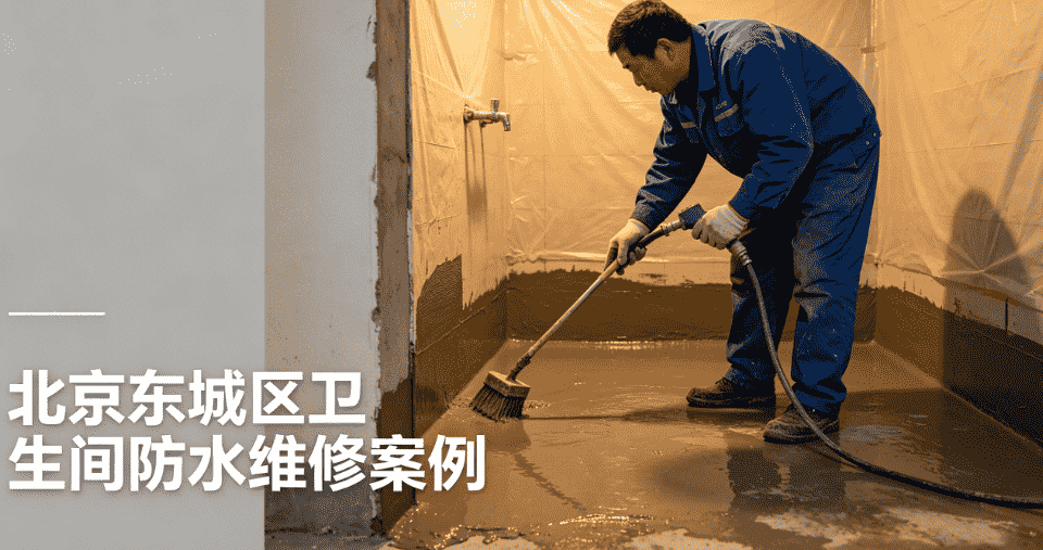 北京东城区卫生间防水维修案例